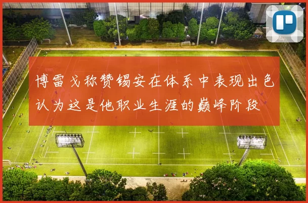 博雷戈称赞锡安在体系中表现出色认为这是他职业生涯的巅峰阶段